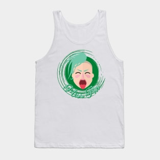 Miss Fits Misfits Funny Angry Woman Design Tank Top